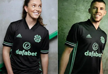 Celtic football shirts 2020-21